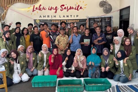 Dokumentasi Kegiatan Dorong Pengelolaan Sampah Berkelanjutan, Mahasiswa KKN UPN Veteran Jawa Timur Kenalkan GreenLoop MaggoCompost