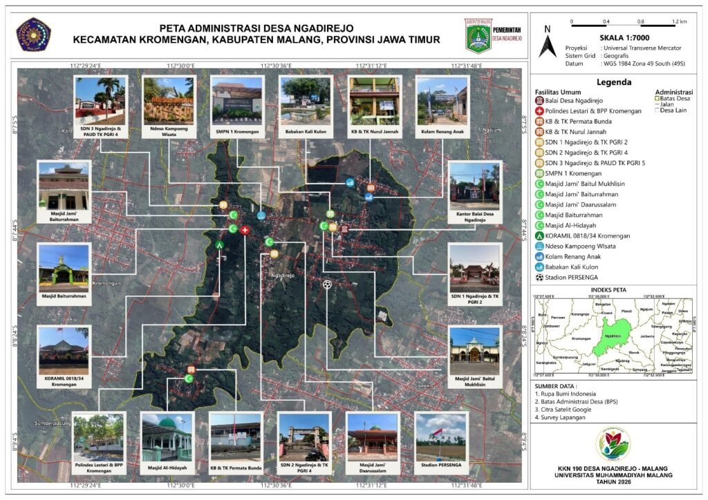 Detail Gambar Peta Potensi Desa Ngadirejo