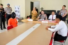 Satresnarkoba Polres Magetan mengungkap kasus narkoba dengan meringkus 11 tersangka dan menyita 1,63 gram sabu./dok.HUM-DNY
