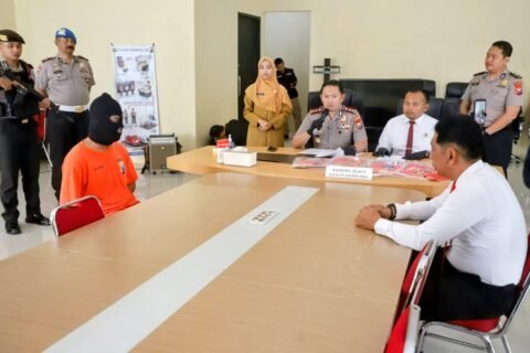 Satresnarkoba Polres Magetan mengungkap kasus narkoba dengan meringkus 11 tersangka dan menyita 1,63 gram sabu./dok.HUM-DNY