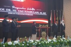 PBAKF 2026 Fakultas Syariah UIN Malang resmi dibuka, mahasiswa baru didorong berintegritas dan peka terhadap isu sosial./dok.UIN Malang