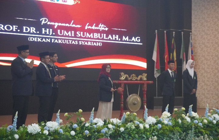 PBAKF 2026 Fakultas Syariah UIN Malang resmi dibuka, mahasiswa baru didorong berintegritas dan peka terhadap isu sosial./dok.UIN Malang