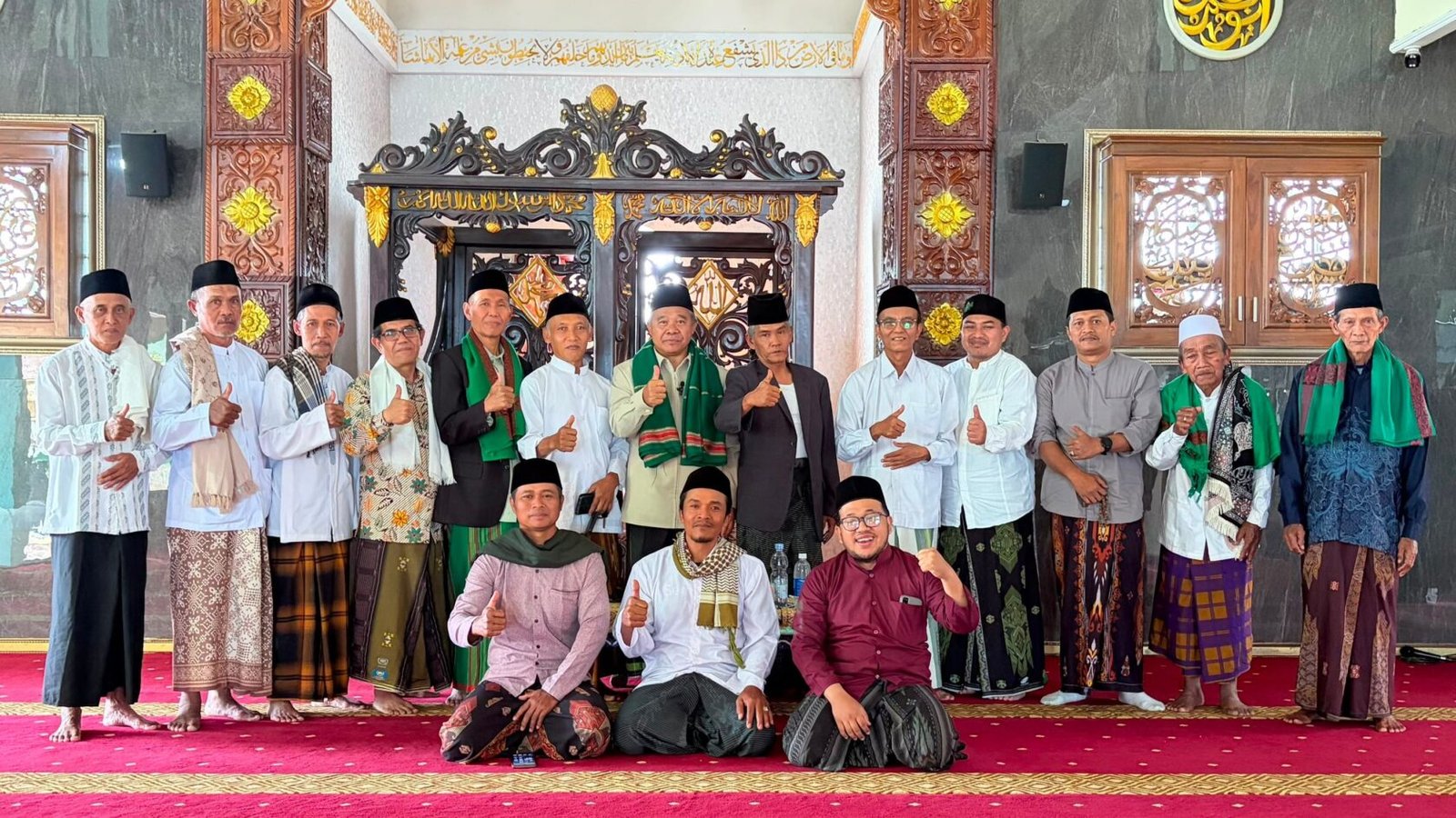 Warga Belung Malang antusias bershalawat memperingati Maulid Nabi Muhammad SAW 1448 Hijriah./dok.istimewa