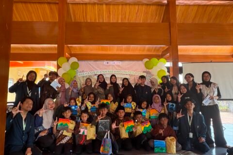 Kolaborasi MMD UB dan Perpusnas: Lomba Melukis Edukatif di desa Langon