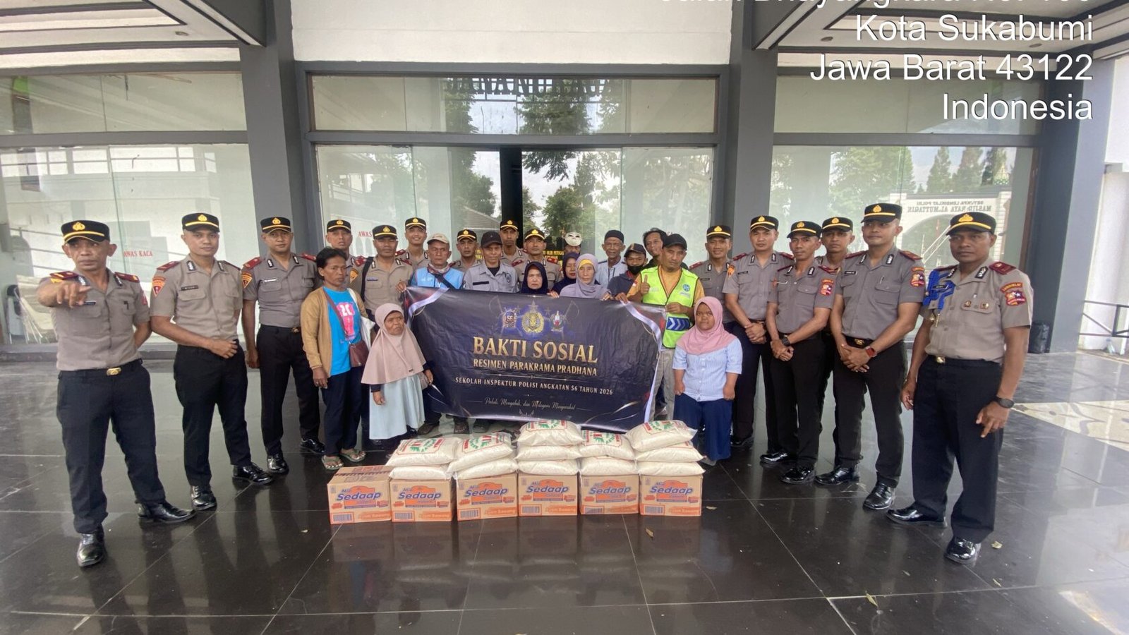 Siswa SIP Angkatan 56 Polda Maluku Gelar Bakti Sosial