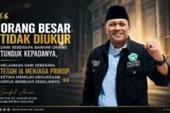 Saiful Anam, Ketua PC Pagar Nusa Kabupaten Malang mengulas tentang seseorang dan pemimpin ketika menjadi NU./dok.istimewa