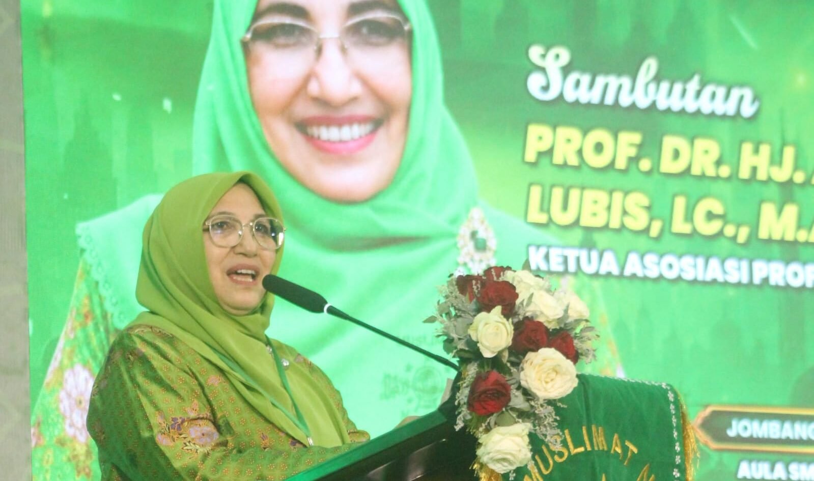 Ketua Asosiasi Profesor Muslimat Nahdlatul Ulama (APMNU), Prof. Dr. Hj. Amany Burhanuddin Umar Lubis, M.A,