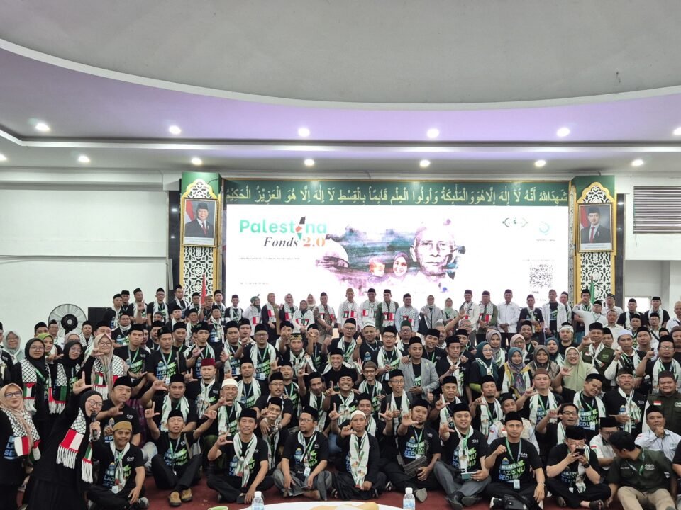 NU-Care LAZISNU PCNU Kabupaten Ngawi hadiri Palestina Fonds 2.0, yang menjadi rangkaian acara LAZISNU PBNU dan PWNU Jatim di Muktamar ke-35 NU./dok.QONY