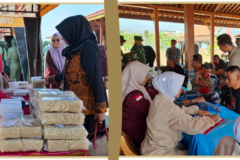 TMMD ke-129 Ponorogo berakhir dengan bazar UMKM dan pengobatan gratis, Kamis (13/8)./dok.DNY