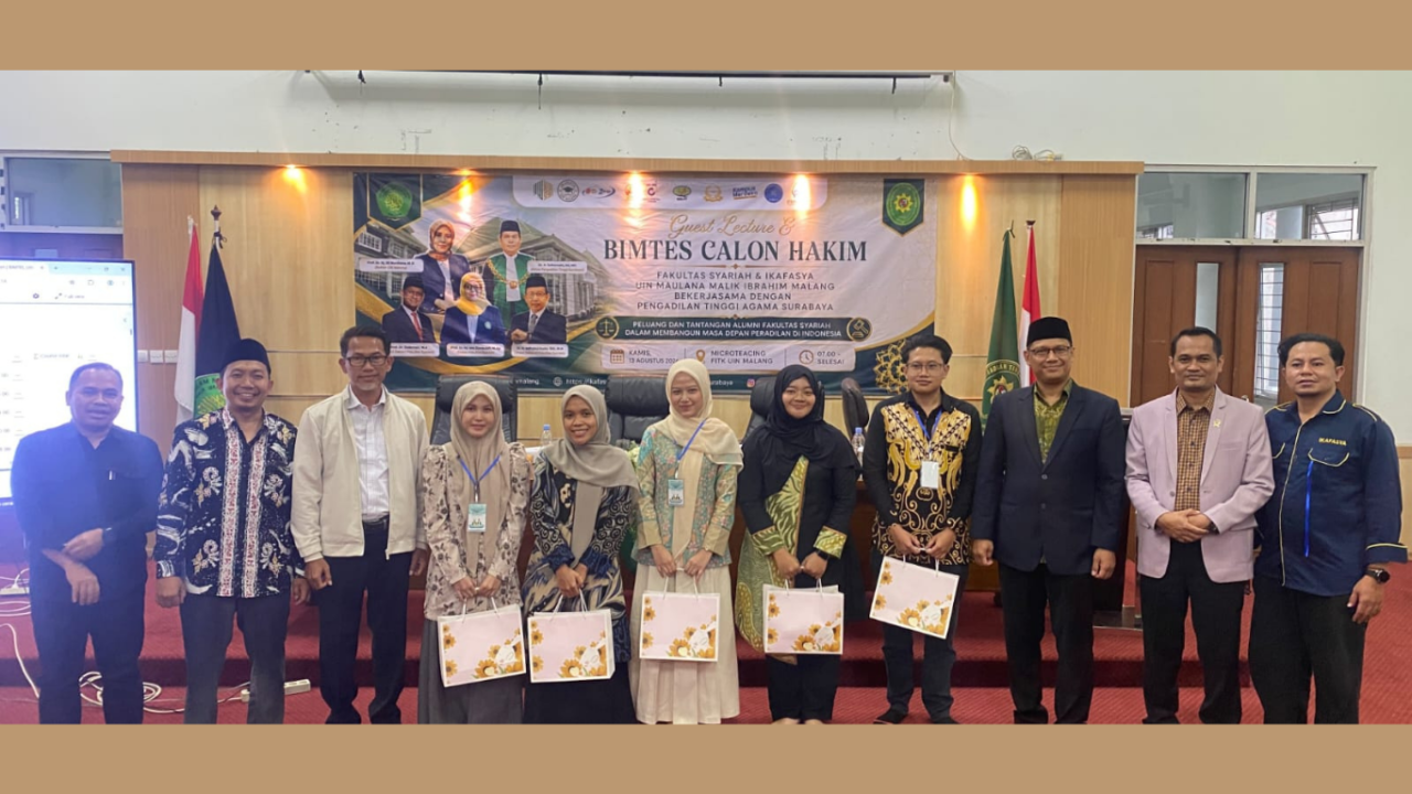 Fakultas Syariah UIN Malang menggandeng PTA Surabaya untuk membekali alumni sebagai calon hakim./dok.UIN Malang