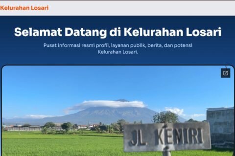 MMD UB Kembangkan Website Profil Kelurahan Losari untuk Digitalisasi Informasi