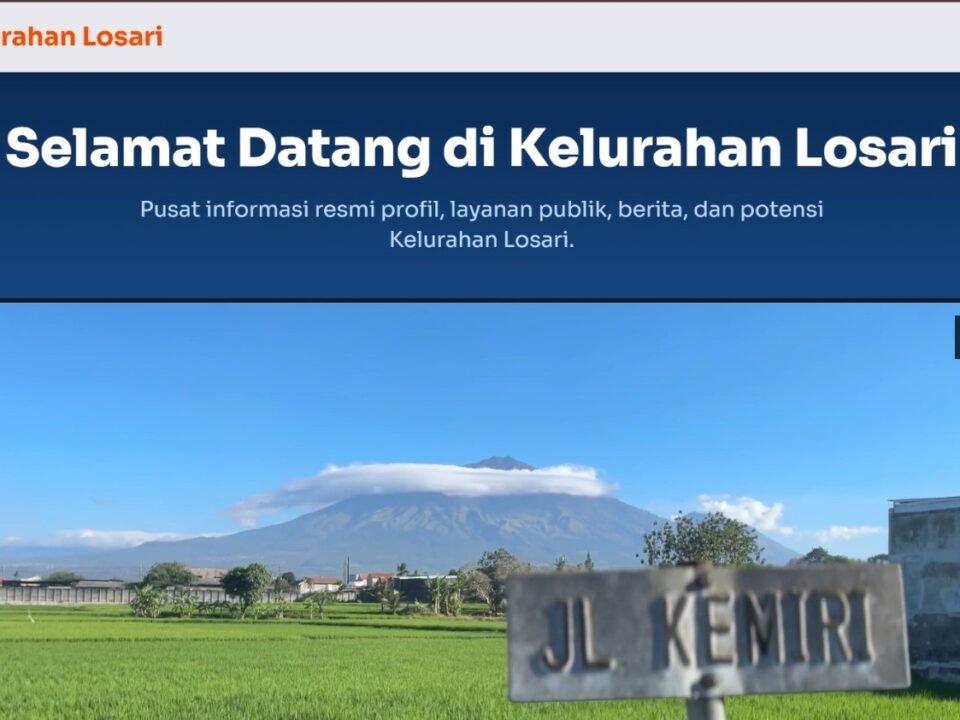MMD UB Kembangkan Website Profil Kelurahan Losari untuk Digitalisasi Informasi