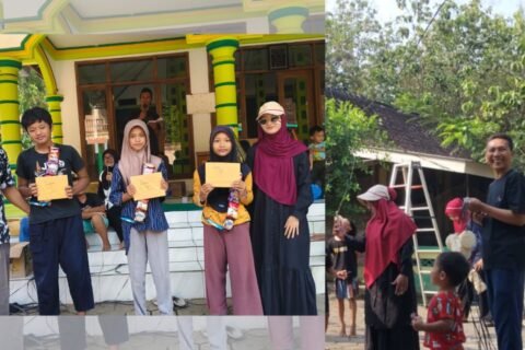 Suasana meriah Dusun Nglebak Widodaren Ngawi dari pemuda untuk memperingati Kemerdekaan ke-81 Republik Indonesia./dok.QONY