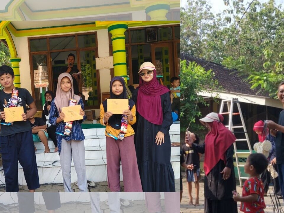 Suasana meriah Dusun Nglebak Widodaren Ngawi dari pemuda untuk memperingati Kemerdekaan ke-81 Republik Indonesia./dok.QONY