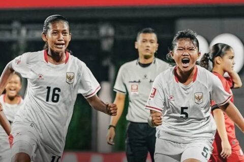 Tim Indonesia Putri Nusantara U-16 beri kejutan dengan mengalahkan Yordania 3-1 meski gagal lolos ke semifinal Srikandi Merdeka Cup 2026 (19/8)./Instagram @timnasindonesia