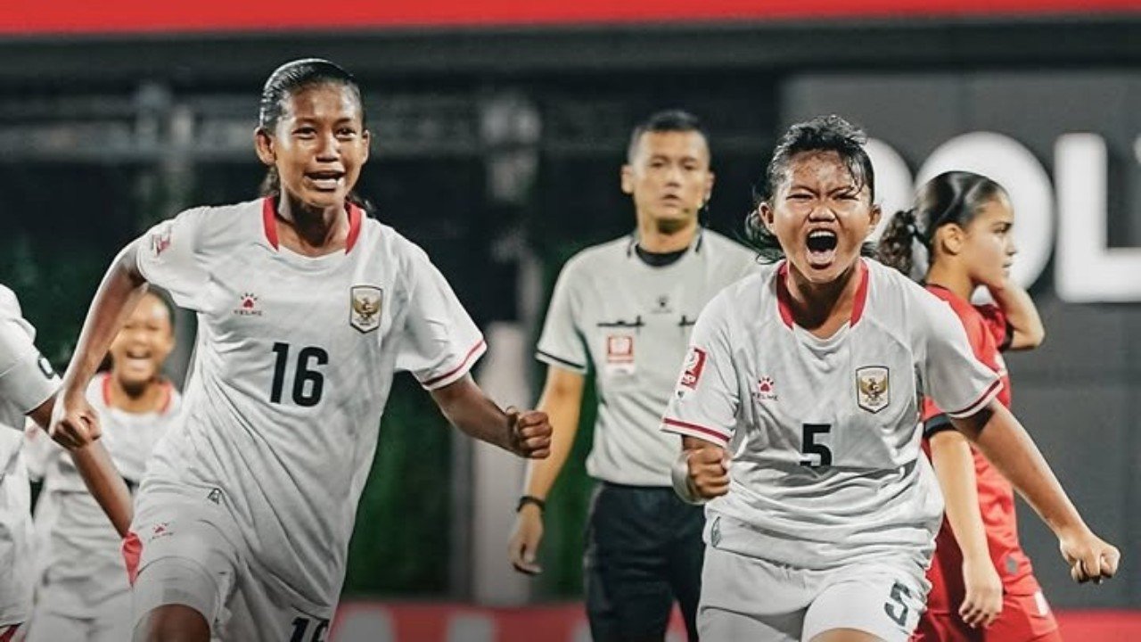 Tim Indonesia Putri Nusantara U-16 beri kejutan dengan mengalahkan Yordania 3-1 meski gagal lolos ke semifinal Srikandi Merdeka Cup 2026 (19/8)./Instagram @timnasindonesia