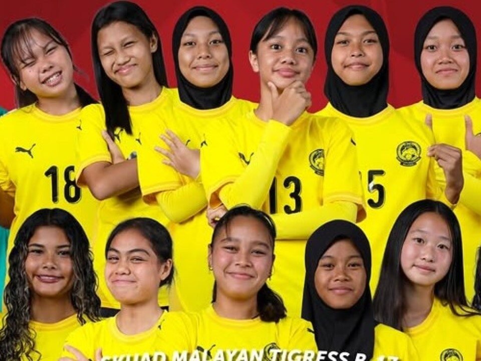 Malaysia Putri finis ketiga di Srikandi Merdeka Cup 2026 U-16 usai mengalahkan Yordania 4-0 di Super Soccer Arena, Kudus (23/8)./Instagram @famalaysia