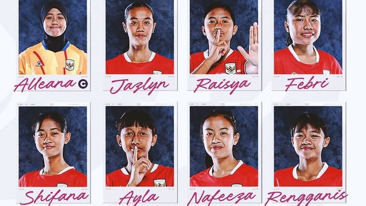 Nafeeza Nori kembali memperkuat Garuda Pertiwi U-16 untuk melawan Thailand di final Srikandi Merdeka Cup 2026 malam ini (23/8)./Instagram @timnasindonesia