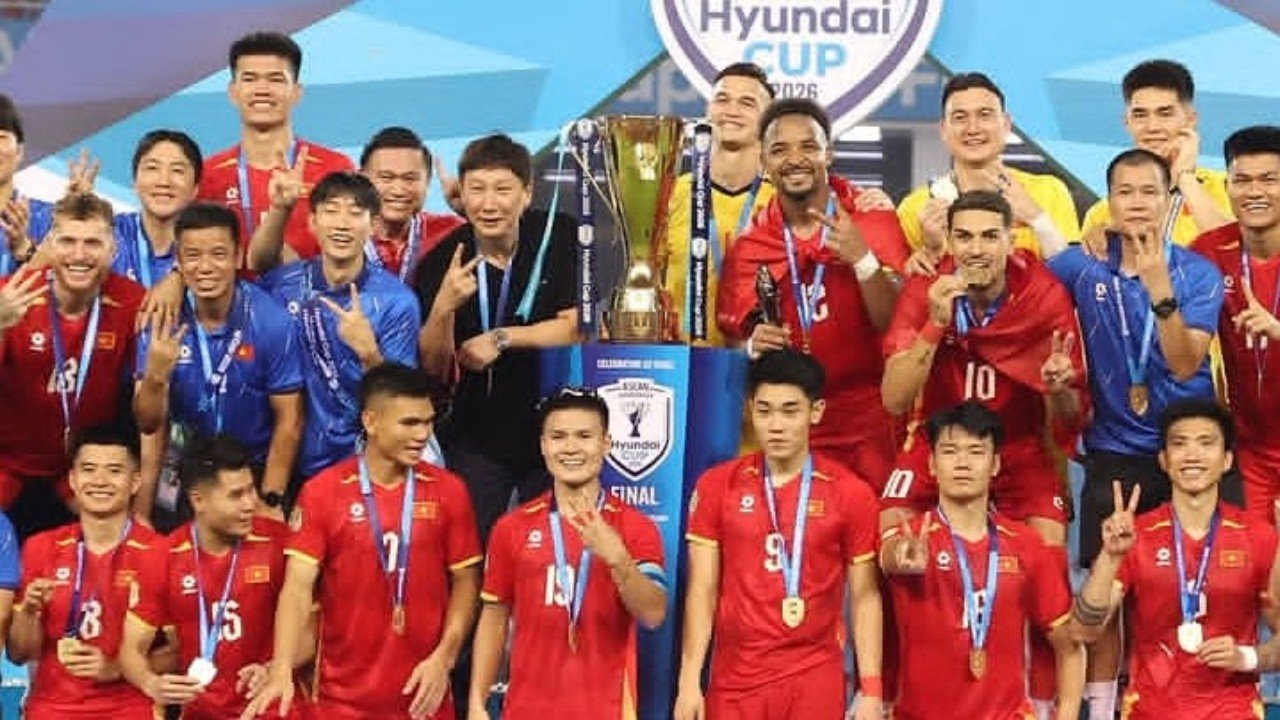 Vietnam juara Piala AFF 2026 dan 3 sejarah gemilang yang terukir di Hanoi (26/8)./Instagram @aseanutdfc