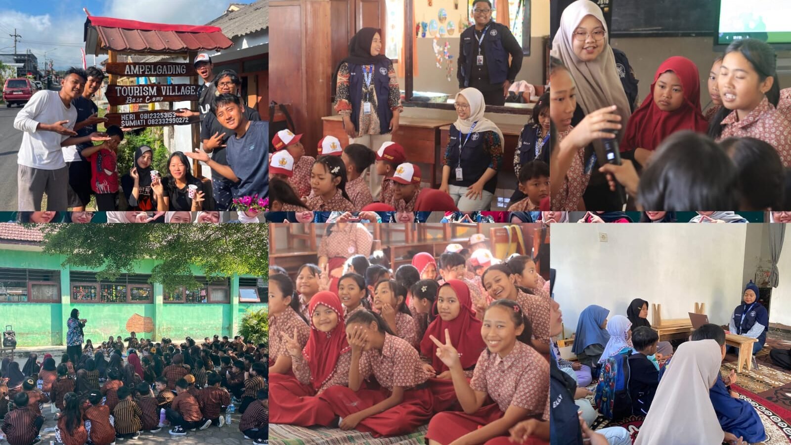 KKN 122 UMM mendampingi pendidikan siswa Desa Ampelgading