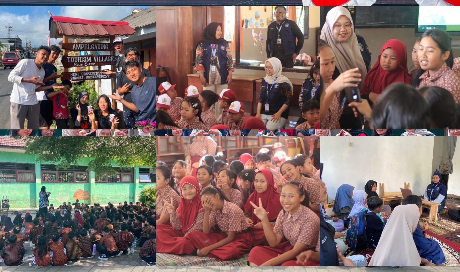 KKN 122 UMM mendampingi pendidikan siswa Desa Ampelgading