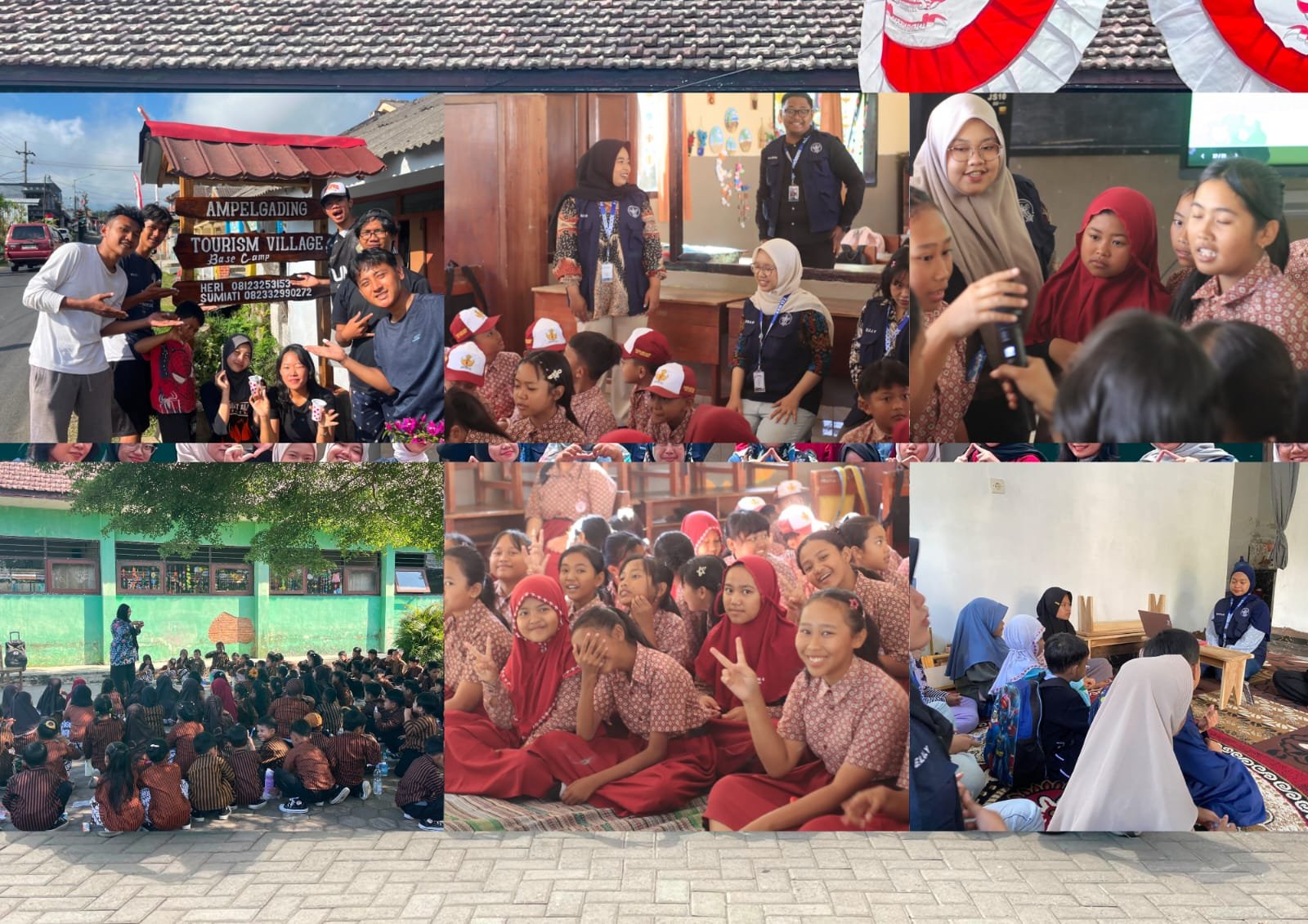 KKN 122 UMM Perkuat Pendidikan dan Sosial Desa Ampelgading lewat Program Kreatif