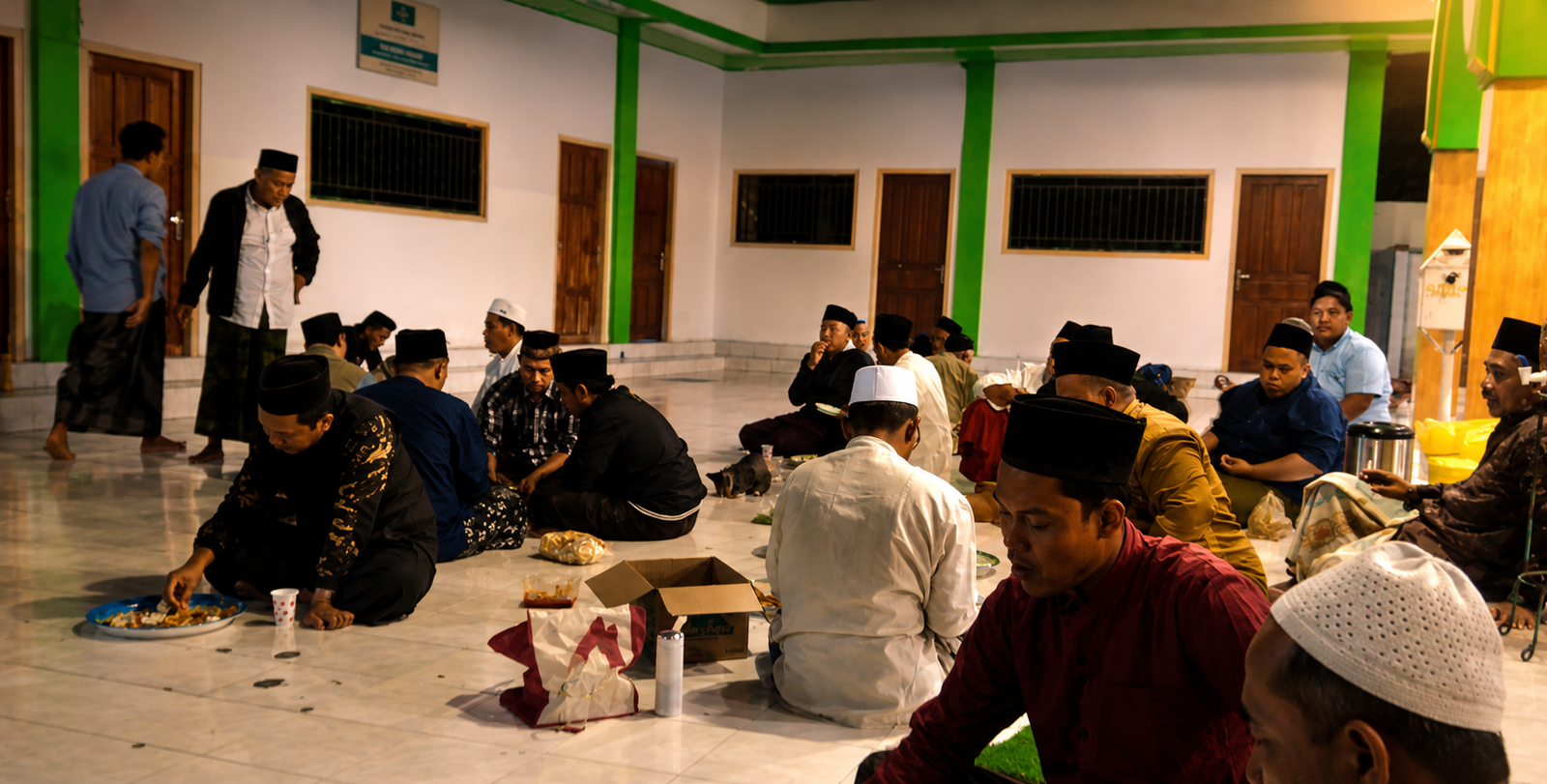 11.000 sholawat telah dilantunkan, doa telah dipanjatkan, dan Baria’an menjadi penutup penuh keakraban.
