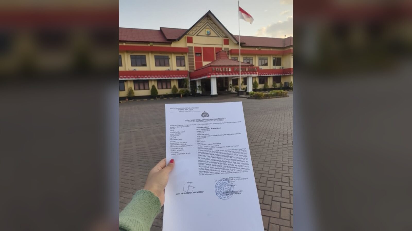 Dana Umrah Rp 267 Juta diduga menguap dan dilaporkan ke Polres Pasuruan