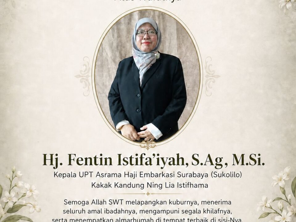 Hj. Fentin Istifa’iyah, Keponakan Gubernur Khofifah Wafat