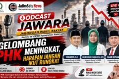 Podcast JAWARA membahas solusi PHK di Pasuruan bersama Komisi IV DPRD Kabupaten Pasuruan