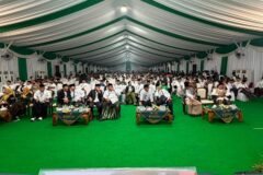 Ribuan muktamirin tampak memadati arena utama perhelatan Muktamar ke-35 Nahdlatul Ulama di Pondok Pesantren Bahrul Ulum Tambakberas, Jombang