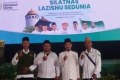 Jajaran pengurus NU-Care LAZISNU PCNU Kabupaten Ngawi hadir dalam gelaran SILATNAS LAZISNU Sedunia di Muktamar ke-35 NU Jombang (29/8/2026)./dok.QONY