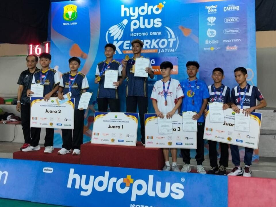 M Nizam podium ganda putra juara 2