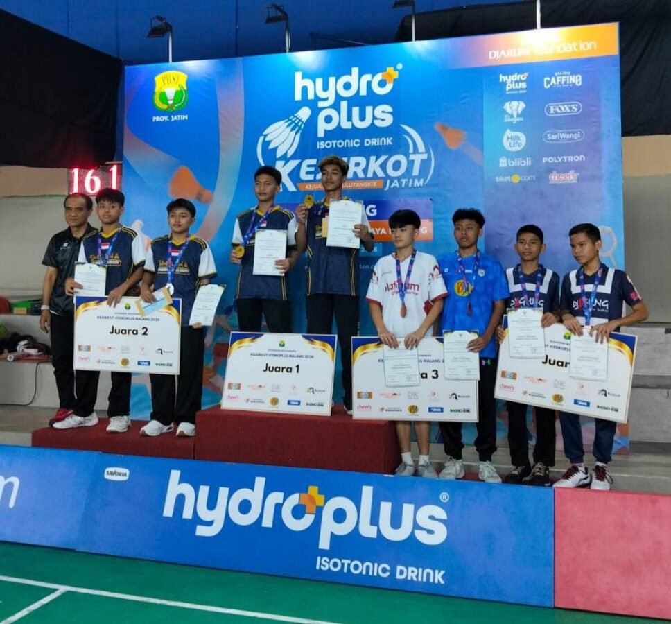 M Nizam podium ganda putra juara 2