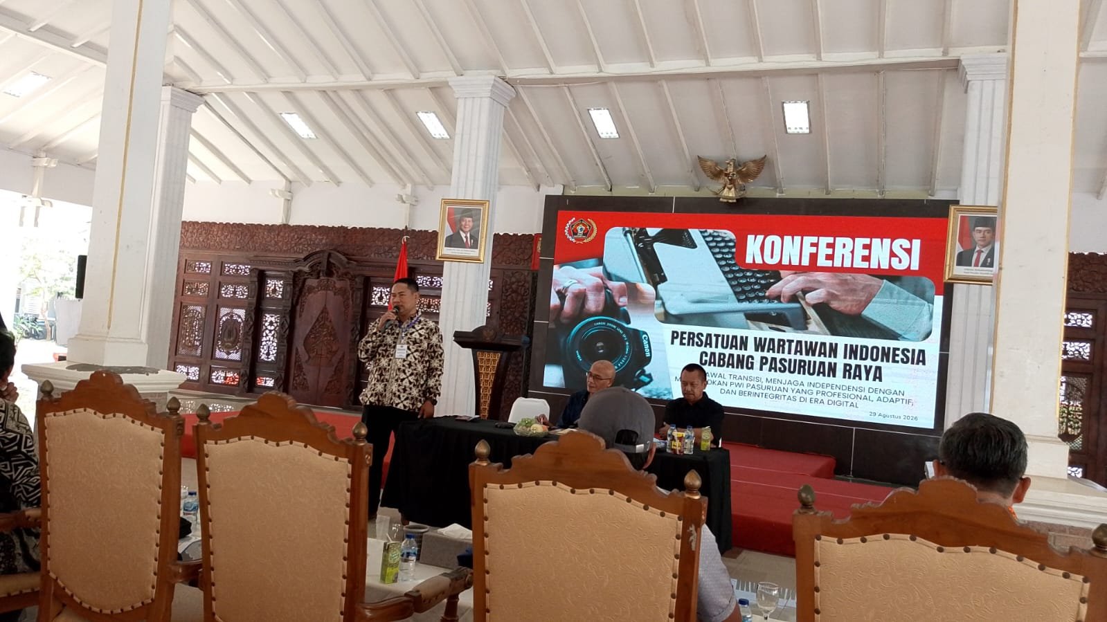 Muhammad Hidayat , ketua PWI Pasuruan Raya 2026-2029