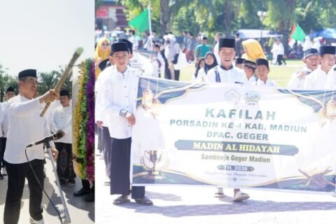 Bupati Hari Wuryanto membuka Porsadin IV 2026, melombakan enam cabang olahraga, seni, dan keagamaan./dok.DNY-Kominfo