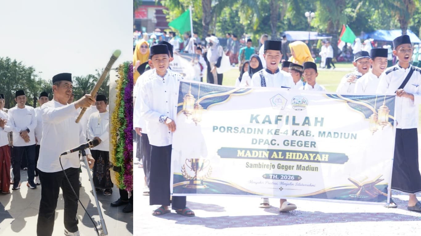 Bupati Hari Wuryanto membuka Porsadin IV 2026, melombakan enam cabang olahraga, seni, dan keagamaan./dok.DNY-Kominfo