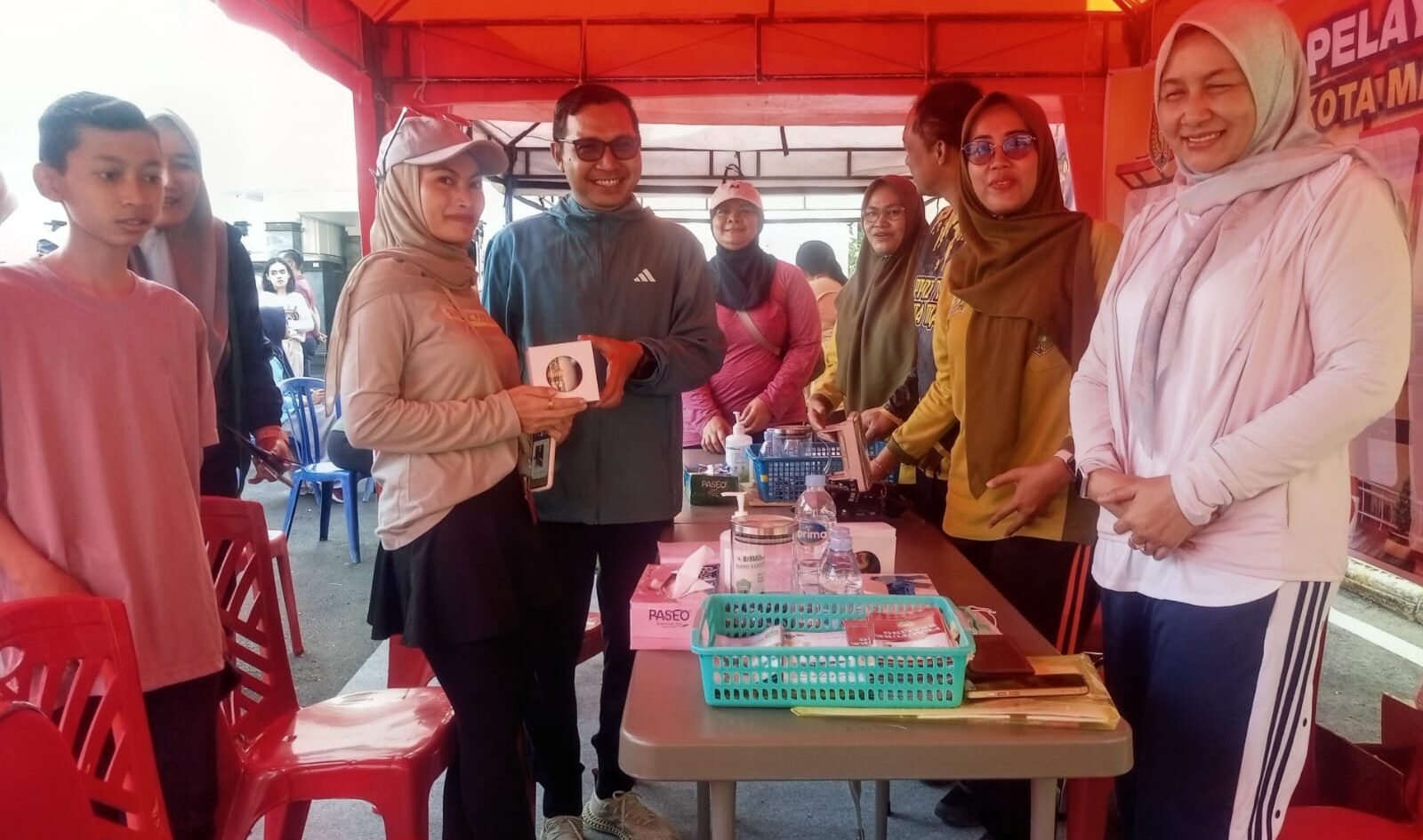 RSUD Kota Madiun ikut menyemarakkan CFD dengan pengecekan kesehatan gratis./dok.DNY