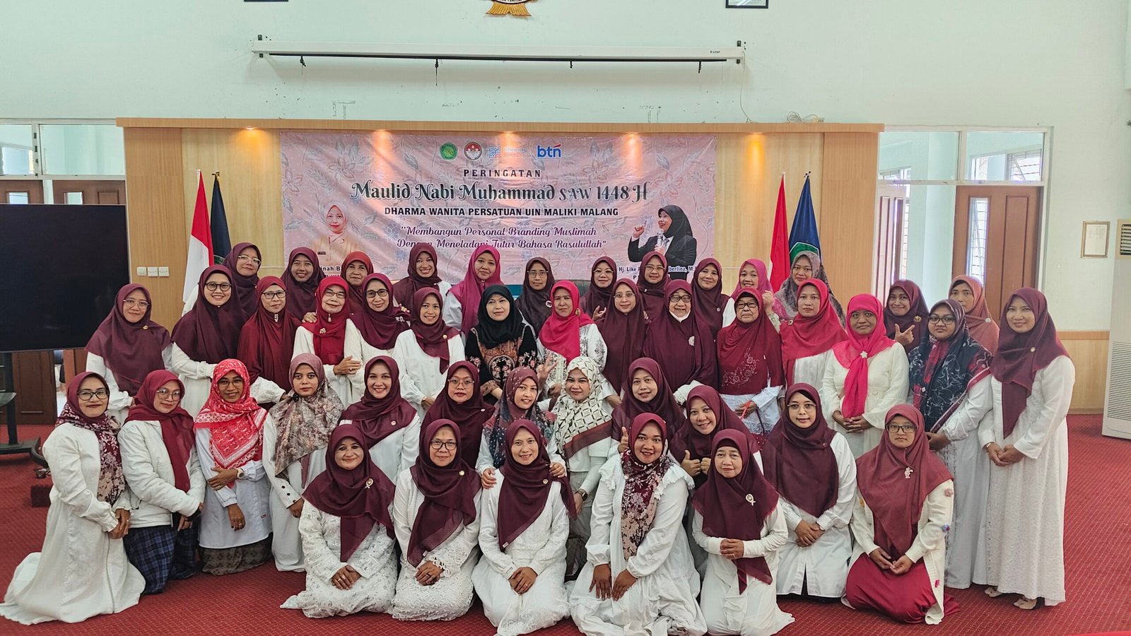 DWP UIN Malang Padukan Maulid Nabi dan Public Speaking, Tekankan Tutur Kata sebagai Cermin Karakter Muslimah