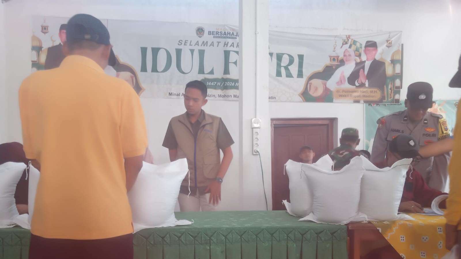 Bulog gerak cepat dalam menyalurkan bantuan pangan ke Kabupaten Madiun./dok.DNY