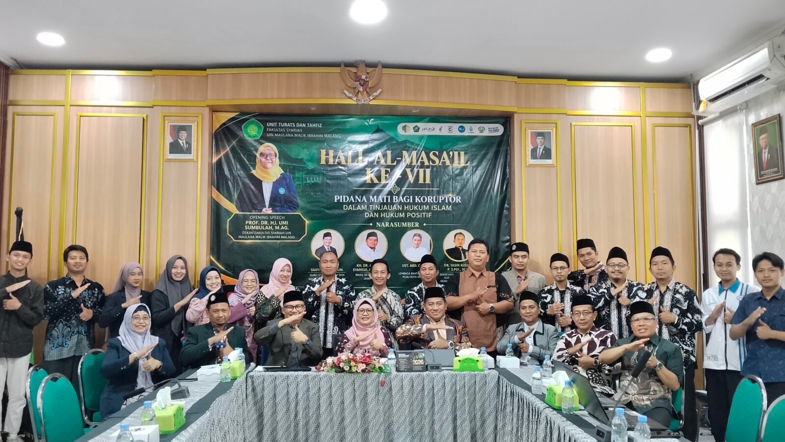 Hall Al Masail ke-7 Fakultas Syariah UIN Malang membahas pidana mati bagi koruptor dalam tinjauan hukum Islam dan hukum positif./dok.UIN Malang