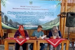 BKAD Lawu Sejahtera Plaosan Magetan menggelar Musyawarah Antardesa untuk Perencanaan BKAD 2027./dok.DNY
