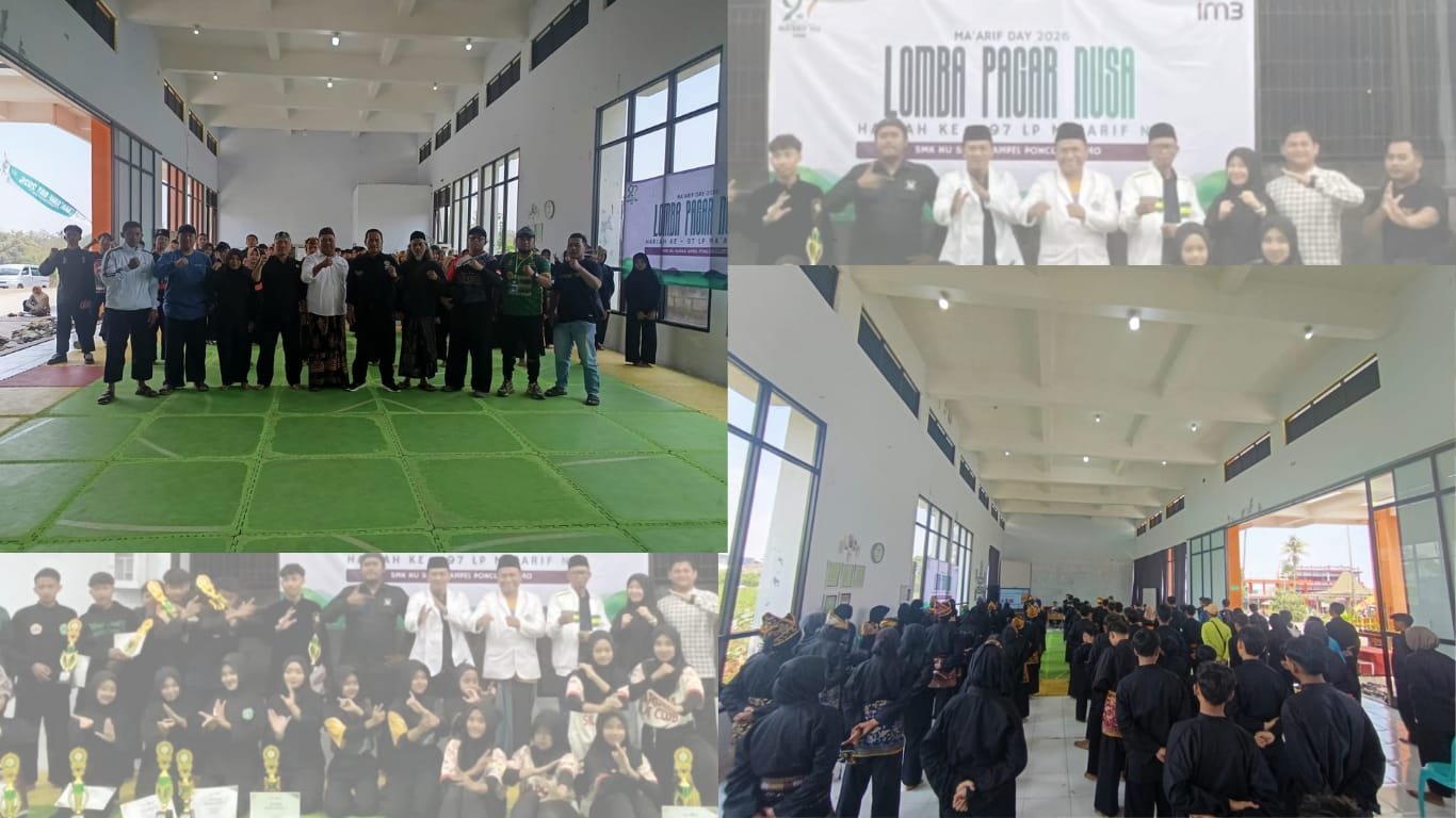 Ratusan pesilat muda meramaikan Ma'arif Day 2026, agenda hasil sinergi Pagar Nusa dengan LP Ma'arif Kabupaten Malang./dok.ROF (edited)