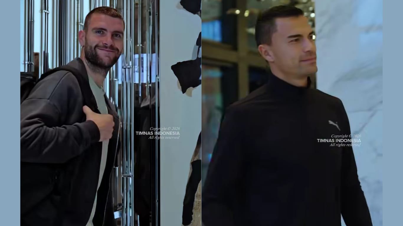 Maarten Paes dan Emil Audero Mulyadi tiba di Jakarta untuk memperkuat Timnas Indonesia di FIFA ASEAN Cup 2026./Instagram @timnasindonesia