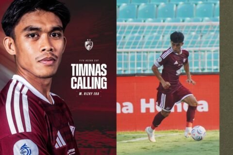 Rizky Eka Pratama menggantikan Yakob Sayuri untuk membela Timnas Indonesia di FIFA ASEAN Cup 2026./Instagram @psm_makassar