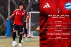 Ilhan Fandi kembali masuk skuat Singapura untuk menghadapi Timnas Indonesia di FIFA ASEAN Cup 2026./Instagram @fasingapore