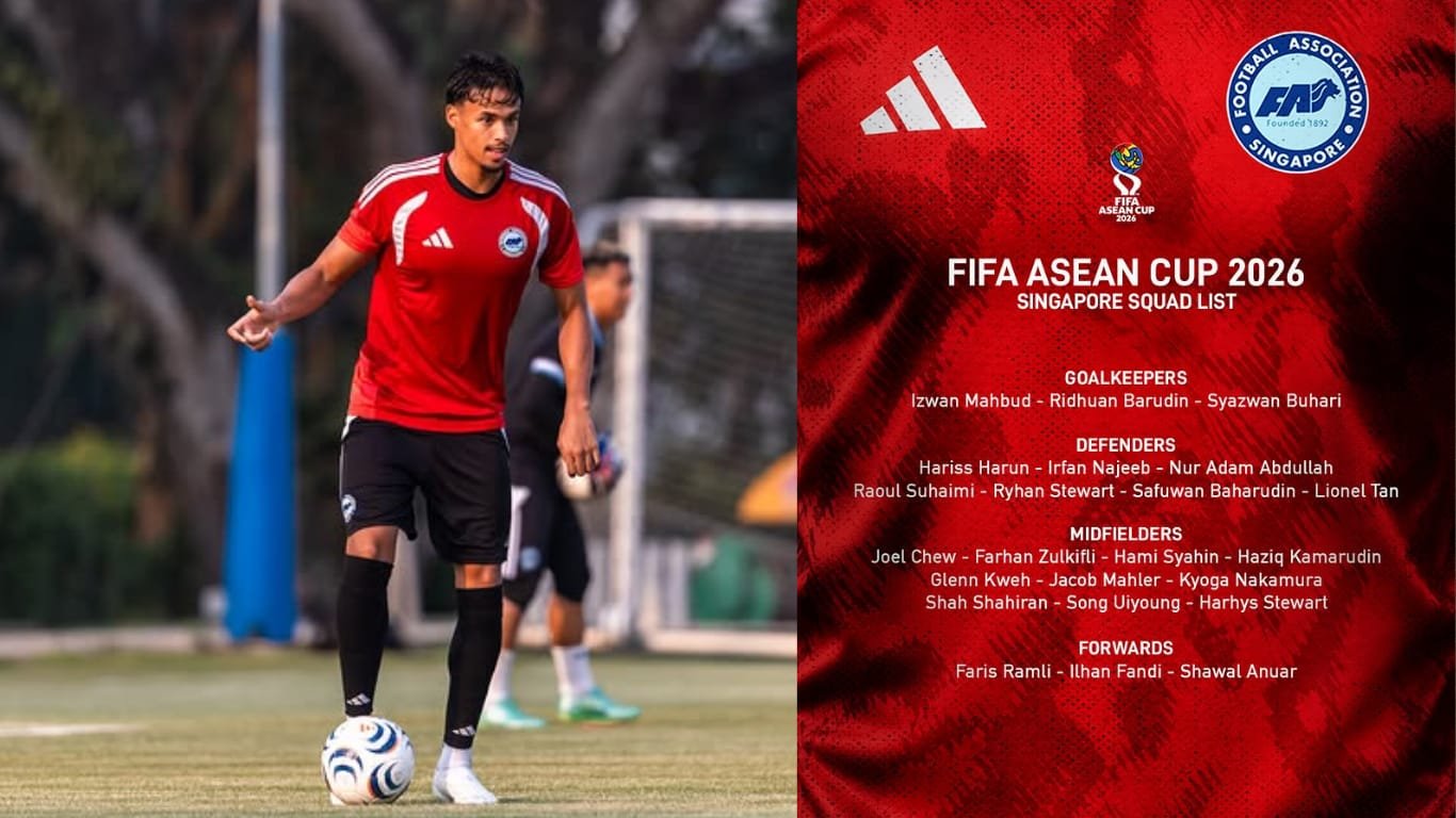 Ilhan Fandi kembali masuk skuat Singapura untuk menghadapi Timnas Indonesia di FIFA ASEAN Cup 2026./Instagram @fasingapore