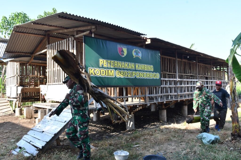 Kodim Ponorogo membentuk satgas Kompi Produksi untuk menyukseskan program pemerintah dan komando atas terhadap ketahanan pangan./dok.DNY