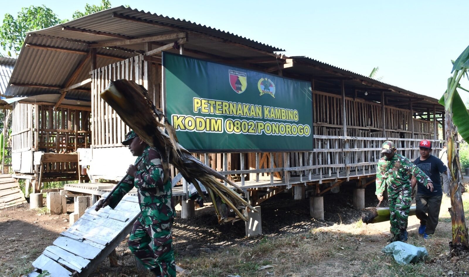 Kodim Ponorogo membentuk satgas Kompi Produksi untuk menyukseskan program pemerintah dan komando atas terhadap ketahanan pangan./dok.DNY