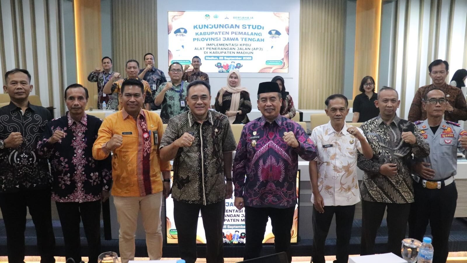 Pemkab Pemalang mengunjungi Pemkab Madiun untuk studi tiru skema KPBU APJ./dok.Kominfo-DNY